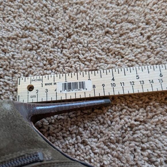 Coach Olie Open Toe Booties Women's 5.5 Career Office Preppy - Picture 6 of 8